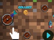Hra MineBlock Otočte a letí dobrodružstvo  online