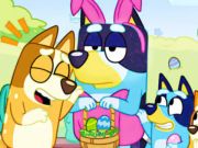 Hra Skladačka: Bluey Veľkonočné oblečenie online Hra Skladačka: Bluey Veľkonočné oblečenie online