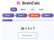 Hra Kalkulačka mozgu online