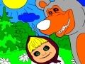 Hra Masha a medveď v lese  online