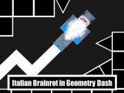 Hra Taliansky braynrot v pomlčke geometrie online