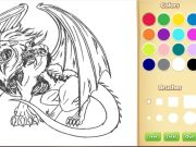 Hra Vyfarbenie knihy: Himmer Dragon online