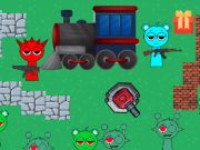 Hra SPRUNKS: Ochrana vlaku online
