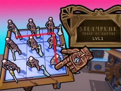 Hra Steampunk Merge To Battle online
