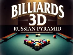Hra Billiards 3D Russian Pyramid online