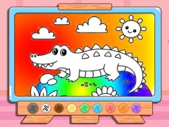 Hra Coloring Book: Crocodile online