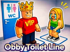 Hra Obby Toilet Line online