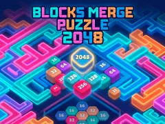Hra Blocks Merge Puzzle 2048 online