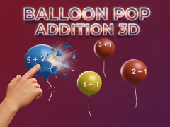 Hra Balloon Pop Addition 3D online