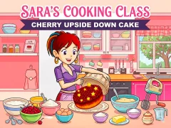 Hra Sara’s Cooking Class: Cherry Upside Down Cake online