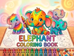 Hra Elephant Coloring Book online