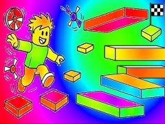 Hra Coloring Book: Roblox Obby Runner online