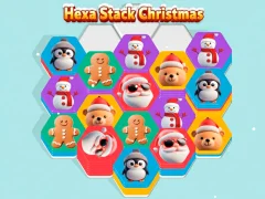 Hra Hexa Stack Christmas online