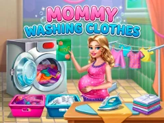 Hra Mommy washing clothes online