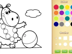 Hra Baby Farm Animals Coloring Book for Kids online