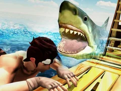 Hra Raft Angry Shark Hunting online