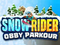 Hra Snow Rider Obby Parkour online