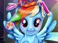 Hra Rainbow pony real haircuts online