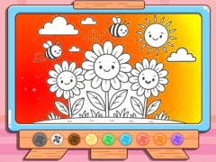 Hra Coloring Book: Happy Flower online