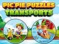 Hra Pic Pie Puzzles Transports online