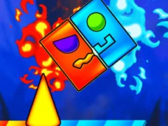 Hra Fire And Water Geometry Dash online