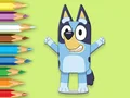 Hra Coloring Book: Happy Bluey online