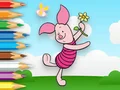 Hra Coloring Book: Piglet Holds Toy Windmill online