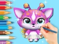Hra Coloring Book: Cute Fluvsies online