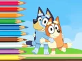 Hra Coloring Book: Bluey And Bingo Holiday online