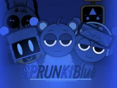 Hra Sprunki Blue Mod online