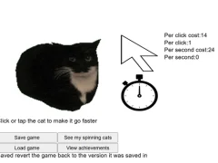 Hra Spinning Cat Clicker online
