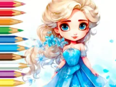 Hra Coloring Book: Frozen Princess online