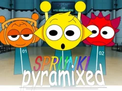 Hra Sprunki Pyramixed: Squid Game online