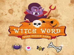 Hra Witch Word Halloween Puzzel Game online