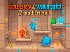 Hra Fireboy & Watergirl 7: and Friends online