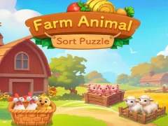 Hra Farm Animal Sort Puzzle online