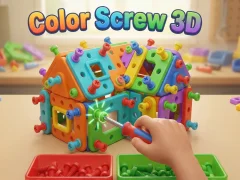 Hra Color Screw 3D online