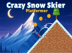 Hra Crazy Snow Skier: Platformer online