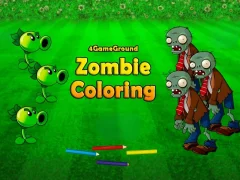 Hra 4GameGround Zombie Coloring online