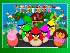Hra Famous Cartoon Characters Eggs online