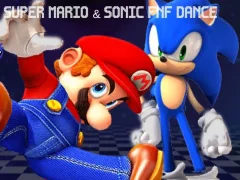Hra Super Mario & Sonic FNF Dance online
