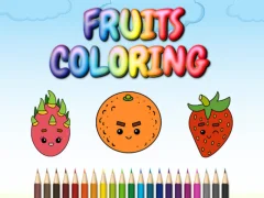 Hra FRUITS COLORING online