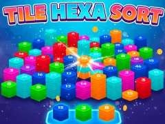 Hra Tile Hexa Sort online