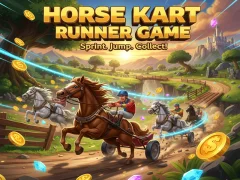 Hra Horse Kart Runner Game online