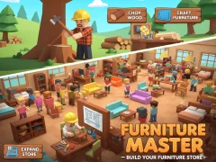 Hra Furniture Master – Build Your Furniture Stor online
