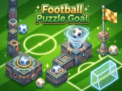 Hra Football Puzzle Goal online