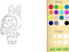 Hra Chibi Labubu Coloring Book for Kids online