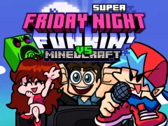Hra Super Friday Night Funkin Vs Minecraft online