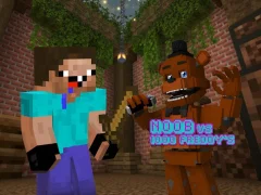 Hra Noob vs 1000 Freddy's online