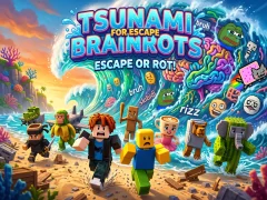 Hra Tsunami For Escape Brainrots online
